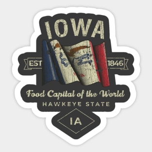 Iowa 1846 Sticker